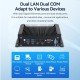 Mini PC industriale X58-2025 Fanless con CPU Intel WIFI 2 x LAN Gigabit 8 x USB 2 x RS232 Mini PC industriale X58-2025 Fanless con CPU Intel WIFI 2 x LAN Gigabit 8 x USB 2 x RS232