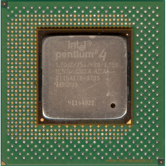 CPU Intel Pentium 4 SL400 - 1,3 Ghz 256 / FSB 400 / 1,7V