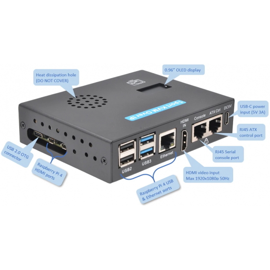 Switch KVM on IP based on Raspberry Pi4B X632