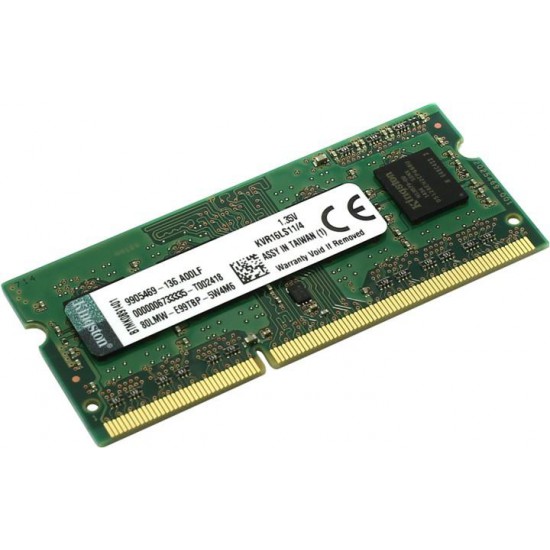 4GB PC3L 12800 DDR3 SODIMM Memory Module KVR16LS11/4