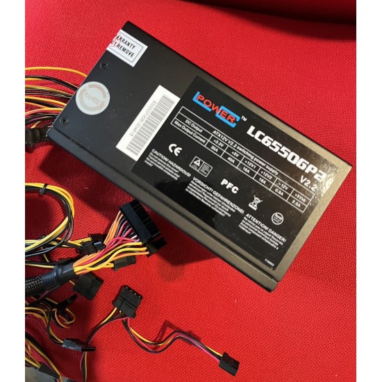 Alimentatore PC LC Power LC6550 GP2 V2.2 da 550 Watt ATX Alimentatore PC LC Power LC6550 GP2 V2.2 da 550 Watt ATX