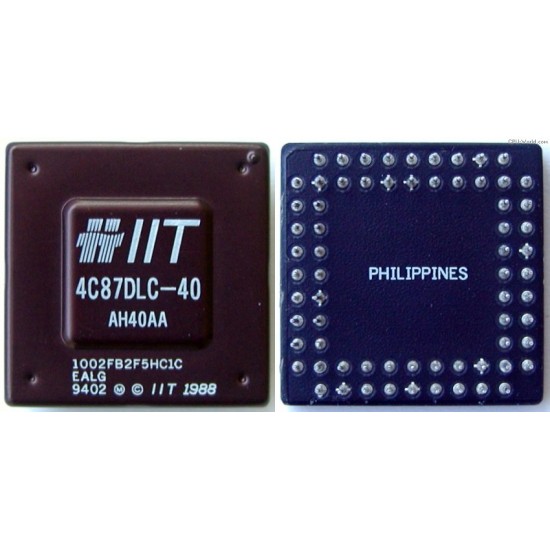 FPU IIT 4C87DLC-40 a 40Mhz per schede madri 386 or 486SLC/DLC a 40Mhz