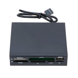 Lettore Card Reader Interno da 3,5 Pollici USB2 Lettore Card Reader Interno da 3,5 Pollici USB2