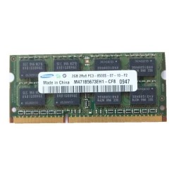 Modulo di memoria SODIMM DDR3 da 2GB 1066Mhz Samsung M471B5673EH1-CF8