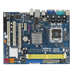 MainBoard ASRock G31M-GS con CPU Intel Celeron E3200 + dissipatore e 2GB di RAM a bordo MainBoard ASRock G31M-GS con CPU Intel Celeron E3200 + dissipatore e 2GB di RAM a bordo