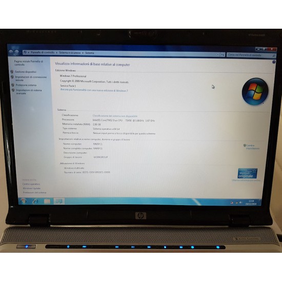 Notebook HP Pavillion DV6500 / DV6627EL Notebook HP Pavillion DV6500 / DV6627EL