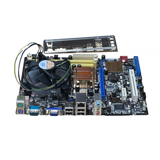 Asus P5KPL-AM SE Socket 775 Motherboard with Celeron E3400 CPU and Heatsink