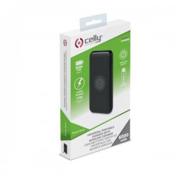 Powerbank wireless 6000mah bk Celly PBWL6000BK