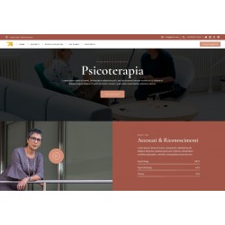Realizzazione Sito Web Landing Page con responsività avanzata e tema grafico ottimizzato per attività di consulenza medica studi medici ecc..