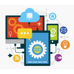 Realization of a mono or multi-page interactive responsive website