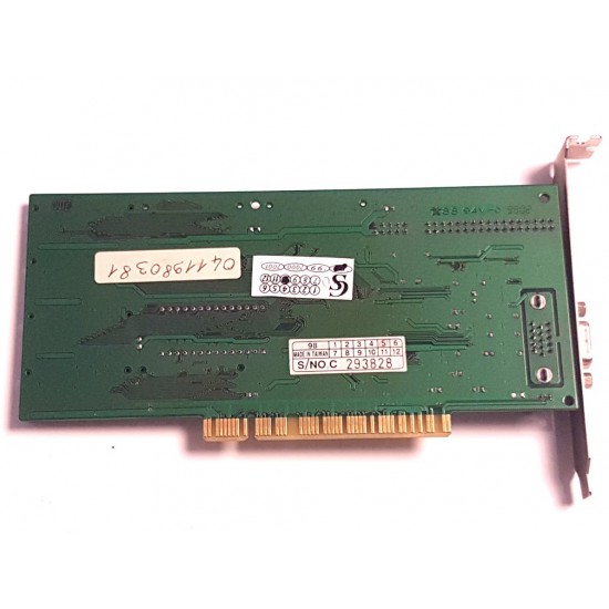 Scheda Video PCI per PC S3 Virge/DX Q5C2BB 86C375 9811 BB755 con 4 MB di Ram