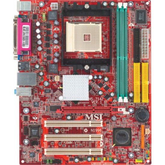 MSI MS-7142 K8MM-V Motherboard with AMD Sempron 2600+ and 1GB of DDR RAM