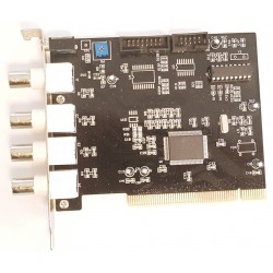 Scheda PCI per acquisizione video CCTV a 4 canali UCC4 Ver 2.2 Scheda PCI per acquisizione video CCTV a 4 canali UCC4 Ver 2.2