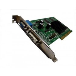 Scheda Video AGP ATI Radeon 7000 DVI-D con 32MB RAM DDR VGA + DVI-D