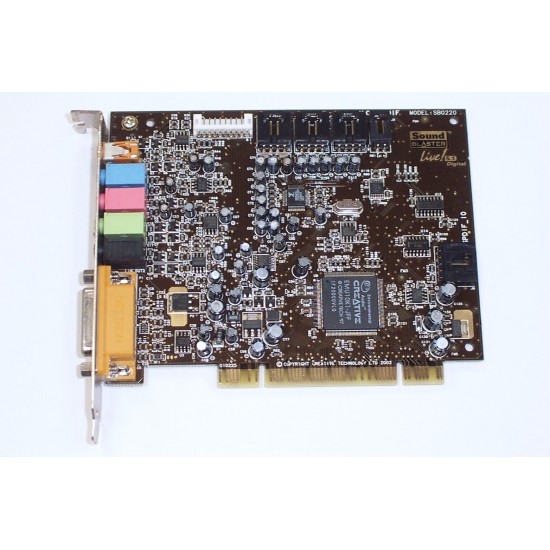 SoundBlaster Live ! PCI internal sound card SB0220