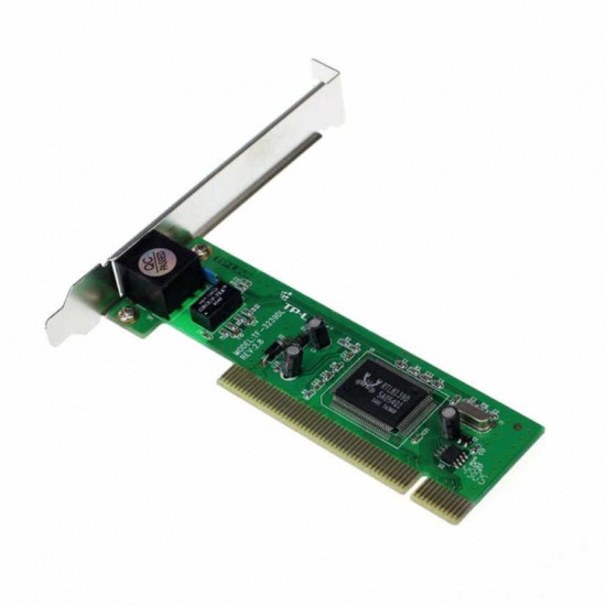 Internal PCI RTL8139D 10/100 Mbps network card with RJ45 socket