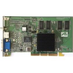 ATI Rage 128 Pro AGP 4x AGP video card