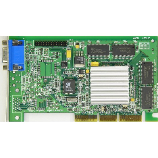 Scheda video AGP Labs 3D Blaster con GPU RIVA TNT2 32MB di RAM Scheda video AGP Labs 3D Blaster con GPU RIVA TNT2 32MB di RAM