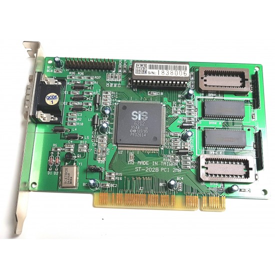 Scheda video Super VGA SIS 6202 - ST-202B PCI 1MB Scheda video Super VGA SIS 6202 - ST-202B PCI 1MB