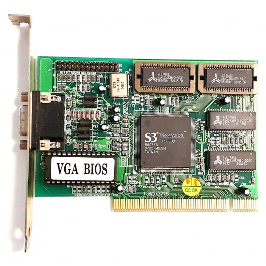 Scheda video VGA S3 Trio 64 V2/DX per slot PCI Scheda video VGA S3 Trio 64 V2/DX per slot PCI