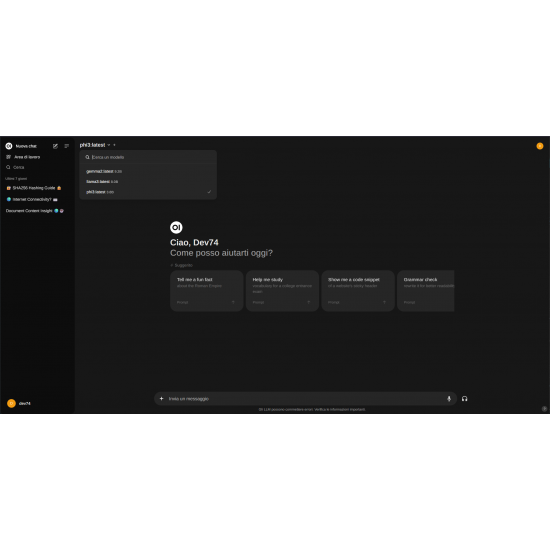 Server AI per Inferenza Locale Server AI per Inferenza Locale