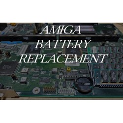 Replacement internal Battery on MainBoard for Commodore Amiga Computers