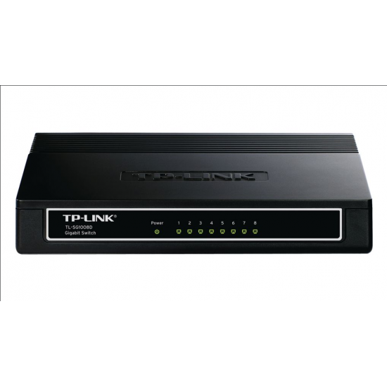 Switch Ethernet Gigabit a 8 port TP-Link TL-SG1008D