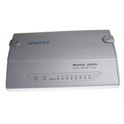 Switch Ethernet Unex 8 porte 10/100 Mbps Switch Ethernet Unex 8 porte 10/100 Mbps