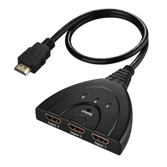 Switch HDMI a 3 porte con risoluzione fino a 4K