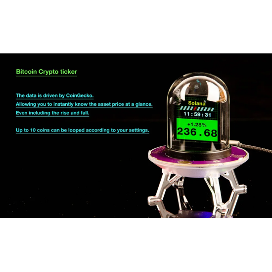 UFO-CLOCK Orologio multifunzionale con stazione meteorologica WIFI