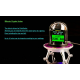 UFO-CLOCK Orologio multifunzionale con stazione meteorologica WIFI