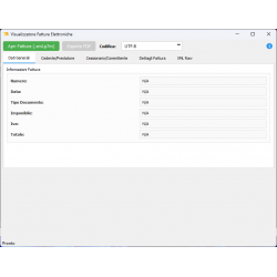 Visualizzatore di Fatture Elettroniche per ambienti Windows