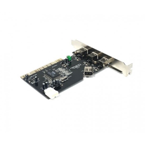 Scheda di espansione interfaccia 4 porte PCI VIA 1394a Firewire PCI VT6306-B01