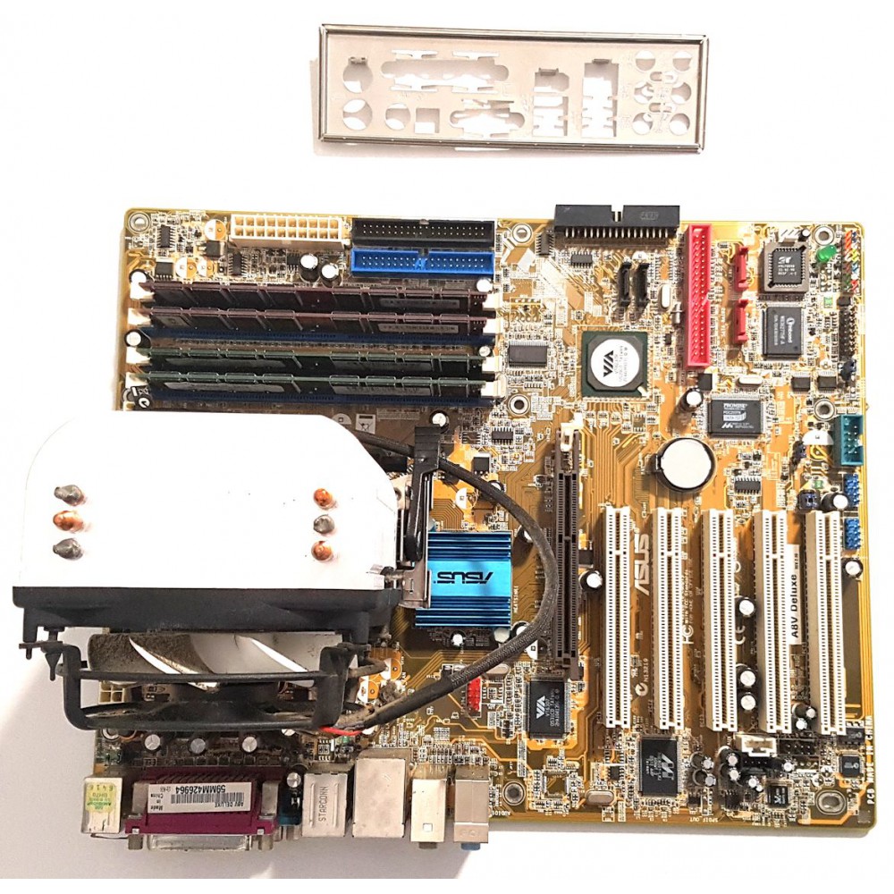 Scheda Madre ASUS A8V Deluxe con Processore e RAM A8VDeluxe