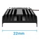 Active heat sink with integrated fan for M2 2280 NVME SSD disks