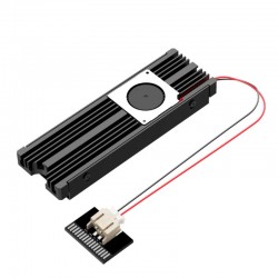 Dissipatore di calore attivo con ventolina integrata per dischi SSD NVME M2 2280 Dissipatore di calore attivo con ventolina integrata per dischi SSD NVME M2 2280