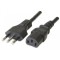 AC power cable from C13 F to Italian Black