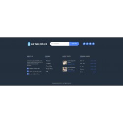 Realizzazione Sito Web con responsività avanzata e tema grafico ottimizzato per cliniche odotoiatriche e studi medici