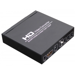 Convertitore Video da RGB SCART analogico a HDMI (Digitale) per lettori DVD Console Gioco compatibile con Amiga