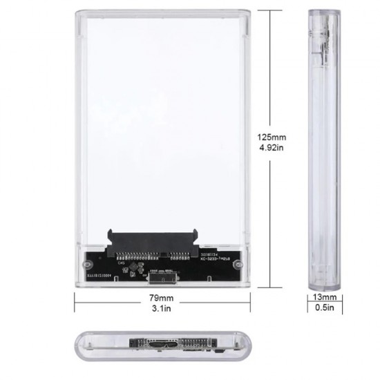 USB 3.0 External Enclosure for 2.5" SATA Hard Drives