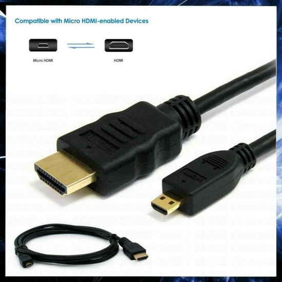 Cavetto da micro HDMI a HDMI compatibile Raspberry