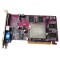 Scheda video AGP NVIDIA GeForce 4 MX440 con 64MB RAM DDR e uscita video TV 
