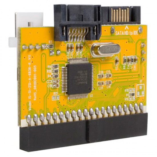 Adattatore convertitore da controller IDE a SATA interno compatibile Commodore AMIGA Adattatore convertitore da controller IDE a SATA interno compatibile Commodore AMIGA