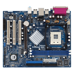 MainBoard ASRock P4VM8 With CPU and RAM onboard
