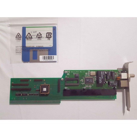 Scheda X-Surf Ethernet 10mb/s Zorro II per Amiga 2000 / 3000 / 4000