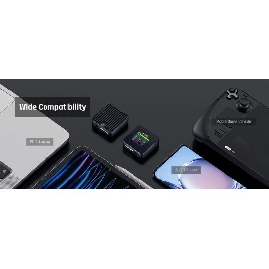 Smart Case per dischi SSD NVMe  2230 M.2 USB Type-C 3.2 Gen2 10 Gbps