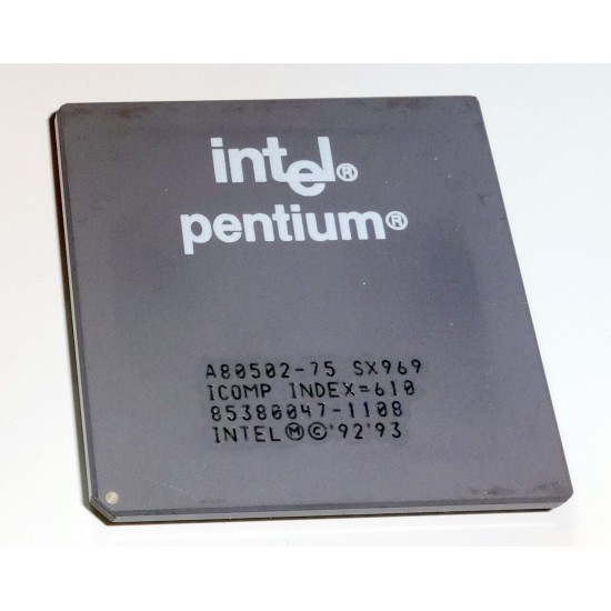 CPU Intel Pentium 75 Mhz Socket 7 SX969/SSS
