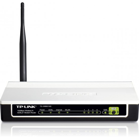 Router con Modem ADSL2+ e WIFI N TP-Link TD-8951ND V1