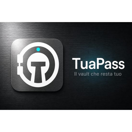 TuaPass Standard Password manager offline per Windows & Android TuaPass Standard Password manager offline per Windows & Android