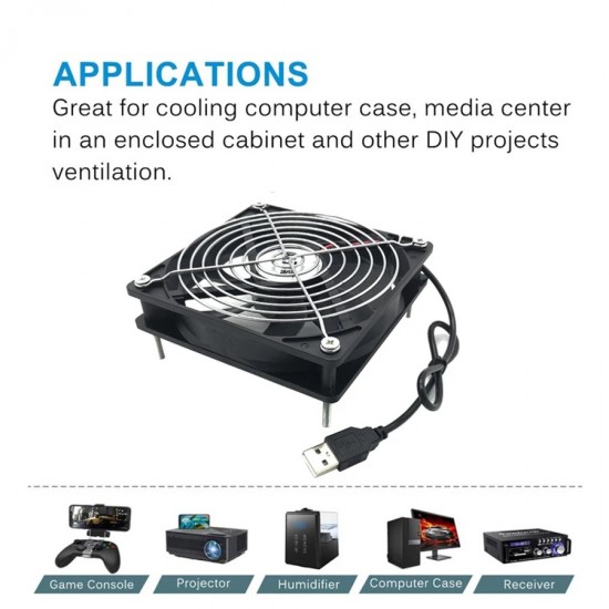 6" USB Table Fan